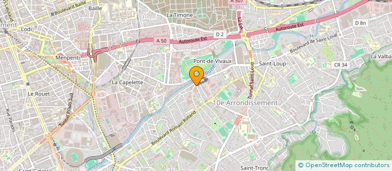 localisation de l'entreprise N D COIFFURE à MARSEILLE