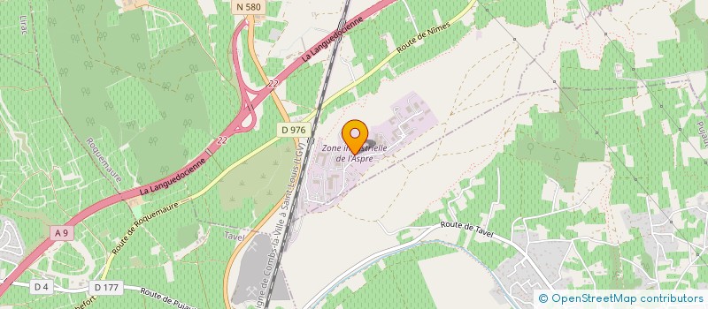 localisation de l'entreprise N.D. FAST  ROQUEMAURE