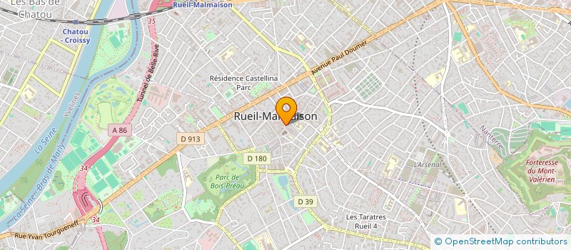 localisation de l'entreprise N.D.M. à RUEIL-MALMAISON