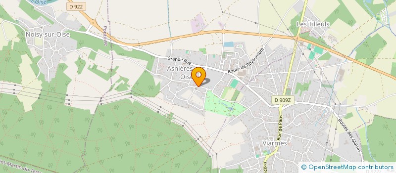 localisation de l'entreprise N.D.M  ASNIERES-SUR-OISE