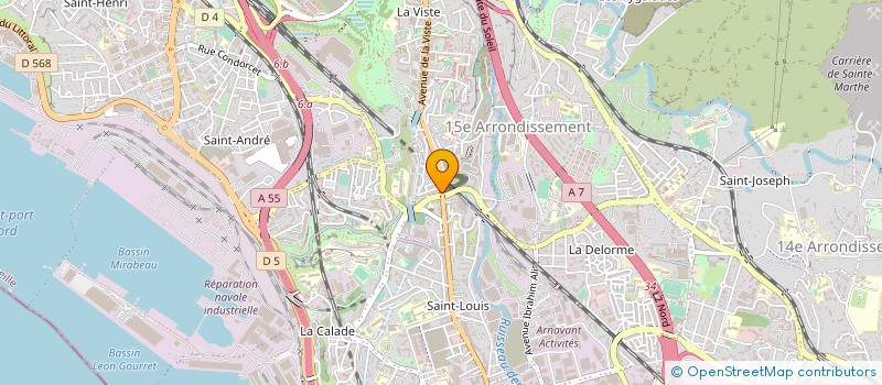 localisation de l'entreprise N.D.P DEVELOPPEMENT à MARSEILLE