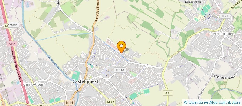 localisation de l'entreprise N D S à CASTELGINEST