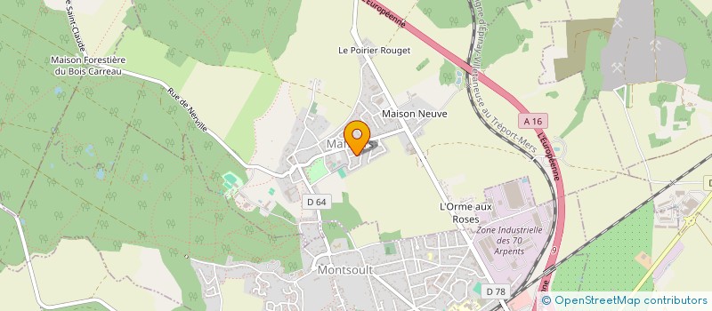 localisation de l'entreprise N.D.S  MAFFLIERS