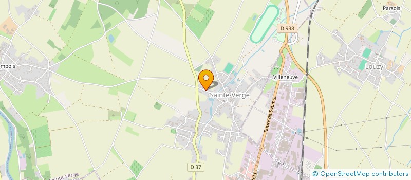 localisation de l'entreprise N.D.S. PATRIMOINE  SAINTE-VERGE