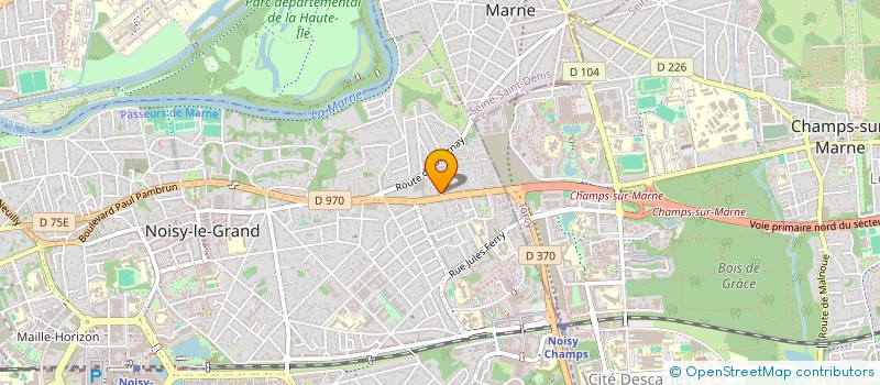 localisation de l'entreprise N DANCE CENTER à NOISY-LE-GRAND