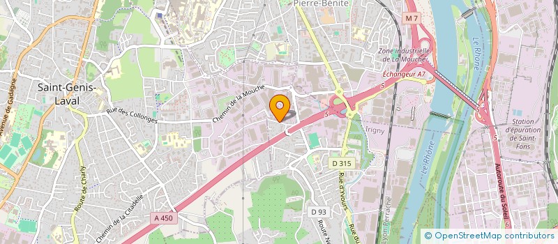 localisation de l'entreprise N DEVELOPPEMENT  SAINT-GENIS-LAVAL