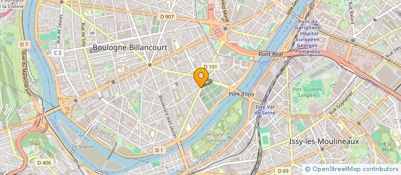 localisation de l'entreprise N'DIAYE BRODERIE  BOULOGNE-BILLANCOURT