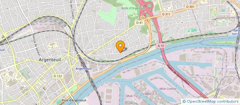 localisation de l'entreprise N'DO PROD  ARGENTEUIL