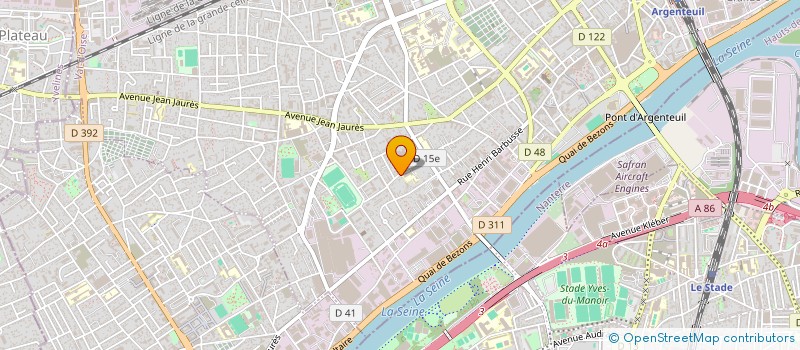 localisation de l'entreprise N DRIVE  ARGENTEUIL