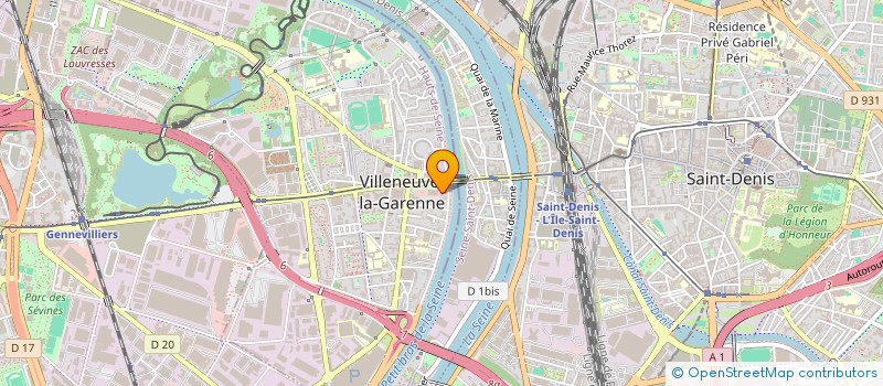 localisation de l'entreprise N-DRIVER à VILLENEUVE-LA-GARENNE