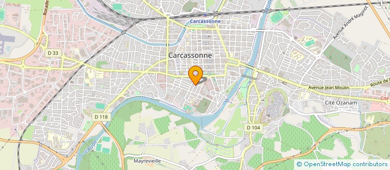 localisation de l'entreprise N.E.A. CONSULT (NOGUERRA ET ASSOCIES CONSULT)  CARCASSONNE