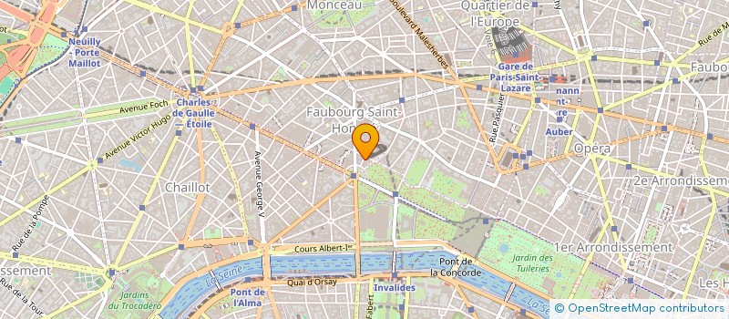 localisation de l'entreprise N.E CREATION  PARIS