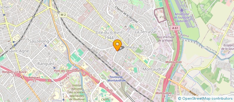 localisation de l'entreprise N.E.D. à TOULOUSE