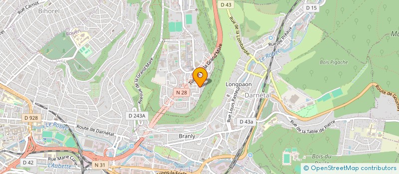 localisation de l'entreprise N.E.I - NORMANDIE ECO ISOLATION  ROUEN