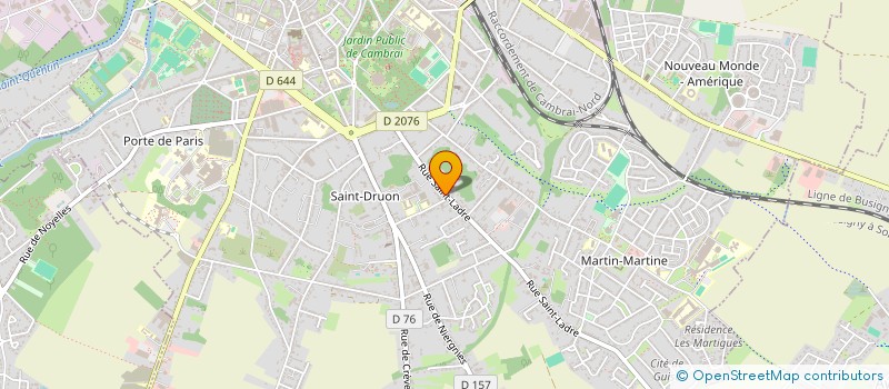 localisation de l'entreprise N.E.J à CAMBRAI