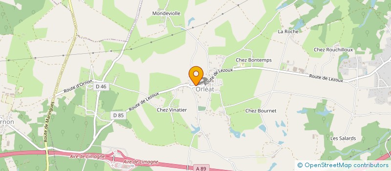 localisation de l'entreprise N.E.L IMMOBILIER  ORLEAT