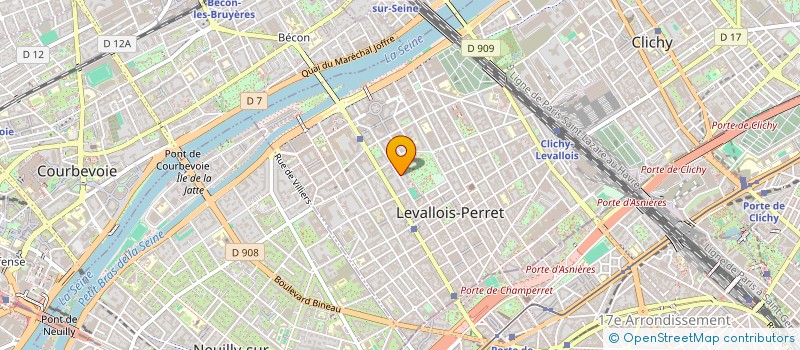 localisation de l'entreprise N.E.L. INVEST à LEVALLOIS-PERRET