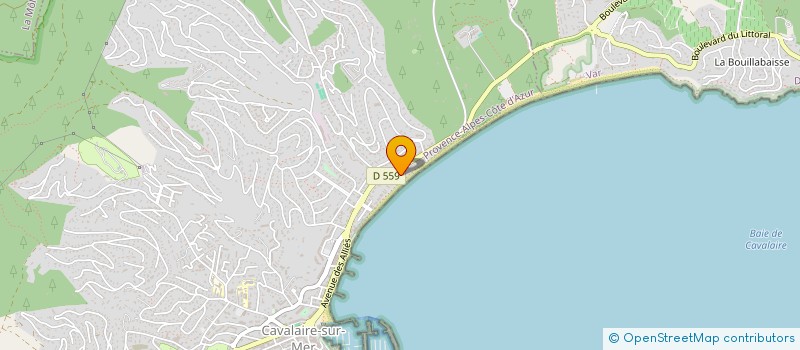 localisation de l'entreprise N.E.M.O ENVIRONNEMENT à CAVALAIRE-SUR-MER