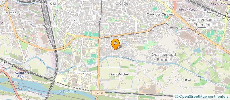 localisation de l'entreprise N.E.M TRAVAUX DE MACONNERIE  AVIGNON