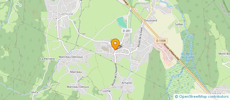 localisation de l'entreprise N.E.O.S HOLDING  DOUSSARD