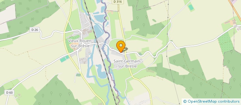 localisation de l'entreprise N&E PERCHERON  SAINT-GERMAIN-SUR-BRESLE