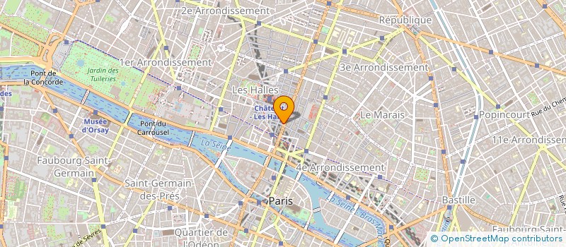 localisation de l'entreprise N.E.S. à PARIS