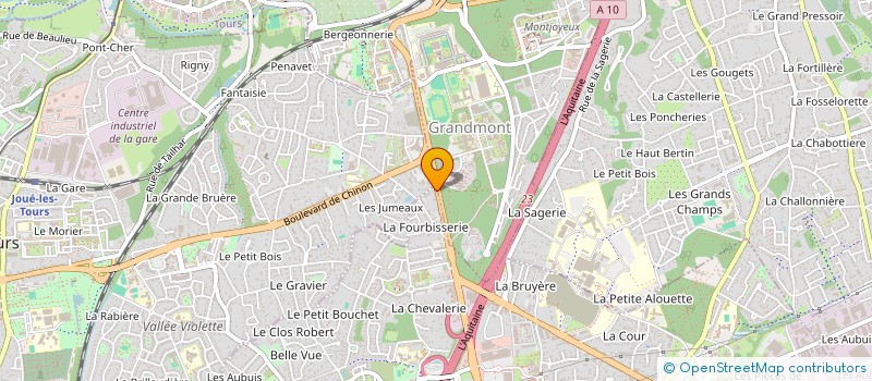 localisation de l'entreprise N.E.S. DISTRIBUTION à CHAMBRAY-LES-TOURS