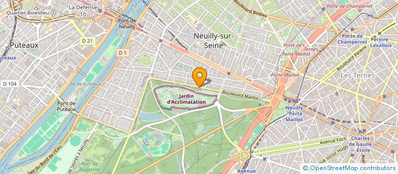 localisation de l'entreprise N.E.S INVEST à NEUILLY-SUR-SEINE