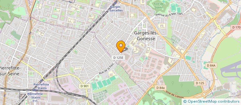 localisation de l'entreprise N.E.T.F. à GARGES-LES-GONESSE