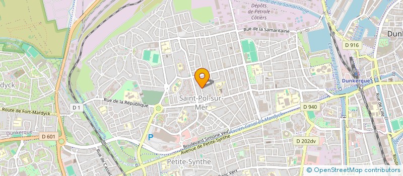 localisation de l'entreprise N.E.T.S à DUNKERQUE