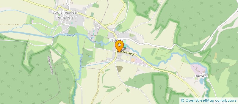 localisation de l'entreprise N.E.V. à LEUGLAY