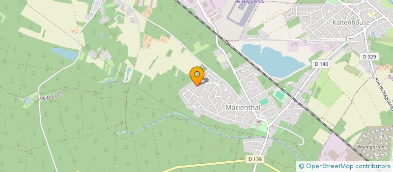 localisation de l'entreprise N-E WAGNER  HAGUENAU