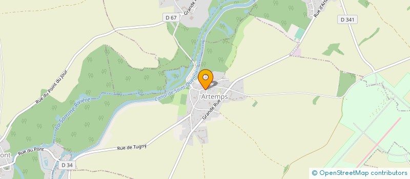 localisation de l'entreprise N'ELEC à ARTEMPS