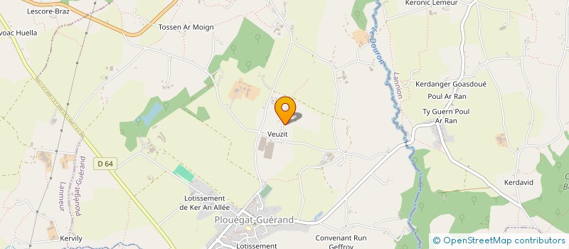 localisation de l'entreprise N'EN FAIS PAS TOUT UN FROMAGE  PLOUEGAT-GUERAND