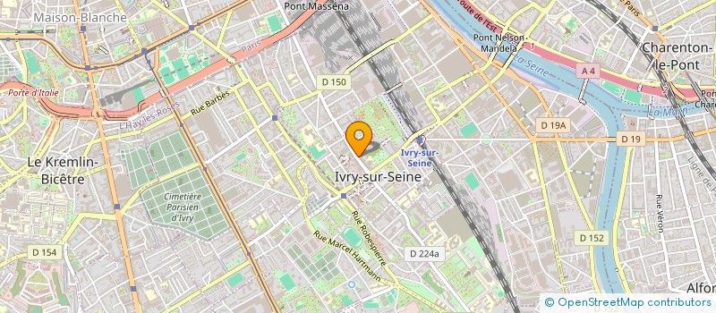 localisation de l'entreprise N ET A DISTRIBUTION à IVRY-SUR-SEINE