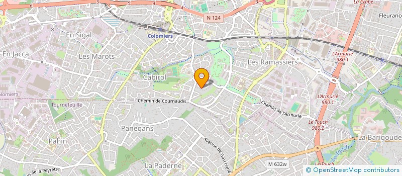 localisation de l'entreprise N ET B EDITIONS à COLOMIERS