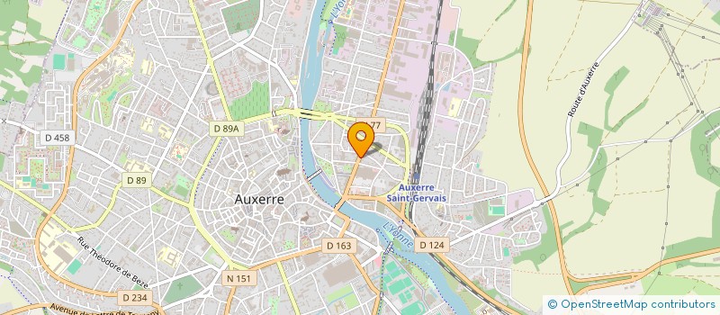 localisation de l'entreprise N.ET H. à AUXERRE