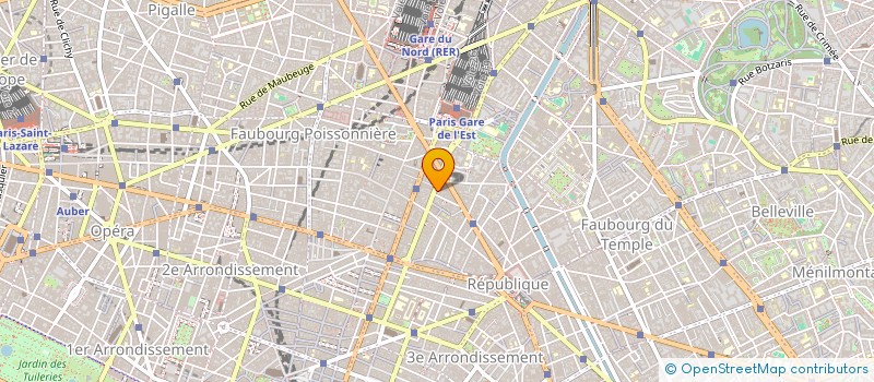 localisation de l'entreprise N ET H  PARIS