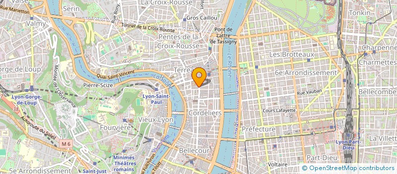 localisation de l'entreprise N ET O à LYON 1ER