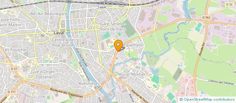 localisation de l'entreprise N ET R CORPORATE SERVICES ASSO (N ET R CS) à LAVAL