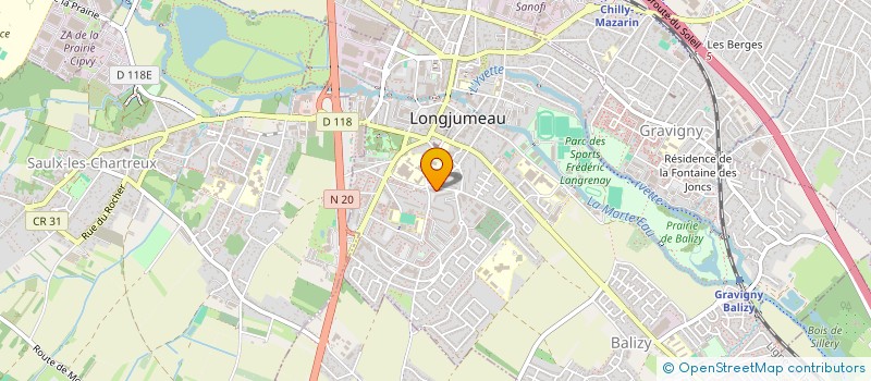 localisation de l'entreprise N' EVENS à LONGJUMEAU