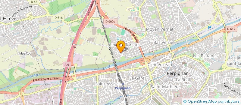 localisation de l'entreprise N.F.C. CONSTRUCTIONS  PERPIGNAN