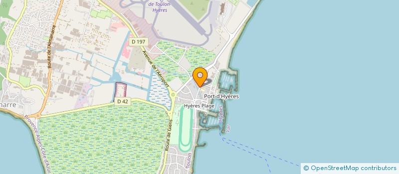 localisation de l'entreprise N&F CONSEILS  HYERES