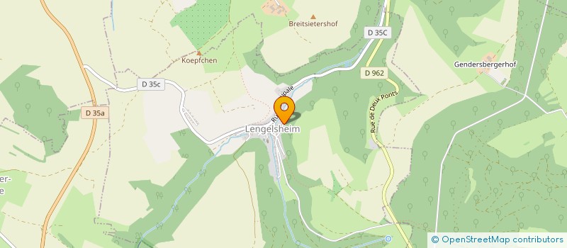 localisation de l'entreprise N.F.D.POSE  LENGELSHEIM