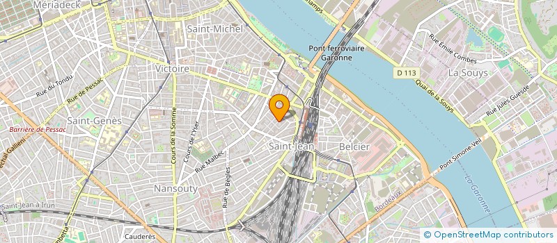 localisation de l'entreprise N&F DEVELOPPEMENTS à BORDEAUX