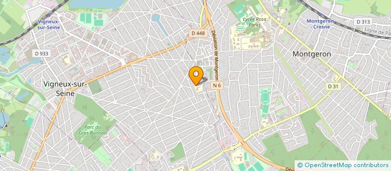 localisation de l'entreprise N.F.K. à VIGNEUX-SUR-SEINE