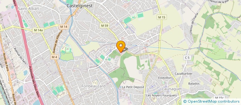 localisation de l'entreprise N F SOLURENO  FONBEAUZARD