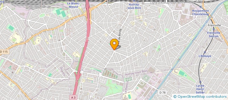 localisation de l'entreprise N FOURNIL à AULNAY-SOUS-BOIS