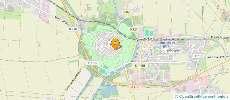 localisation de l'entreprise N G  NEUF-BRISACH