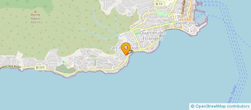 localisation de l'entreprise N.G. à AJACCIO
